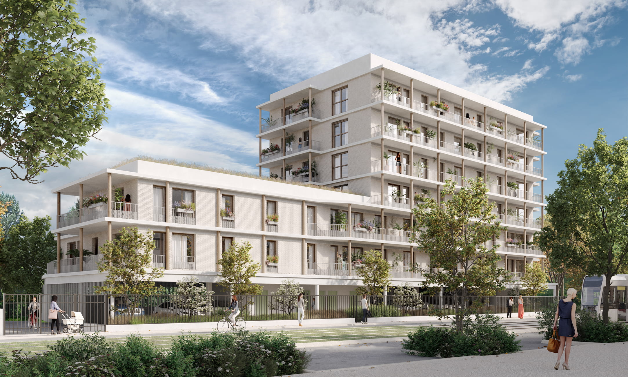 Projet vue depuis la rue